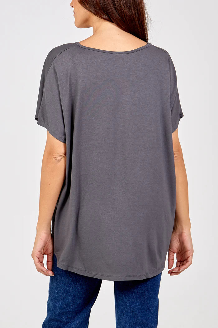 GREY CLASSIC T-SHIRT ONE SIZE 10-20