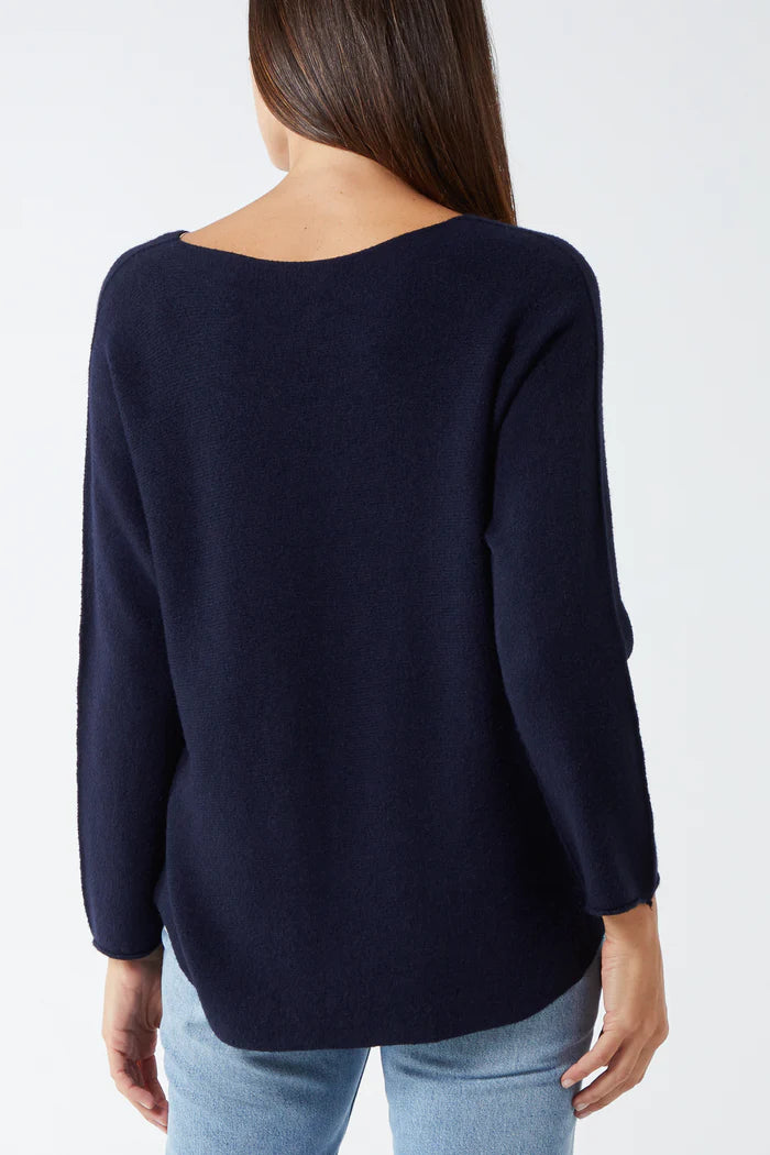 NAVY CLASSIC JUMPER ONE SIZE 10-16