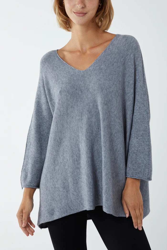GREY CLASSIC JUMPER ONE SIZE 12-24