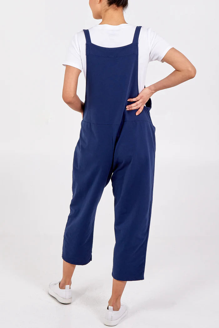 NAVY DUNGAREES ONE SIZE 10-18