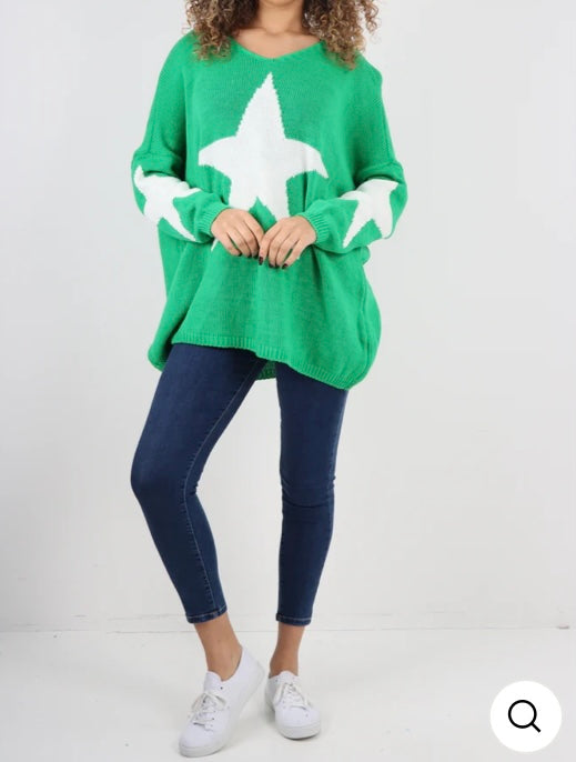 GREEN STAR KNIT ONE SIZE 10-16